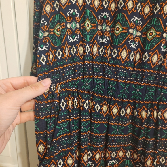 Short Patterned Dress - Picture 3 of 5